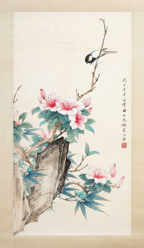 田世光 花鸟 挂轴