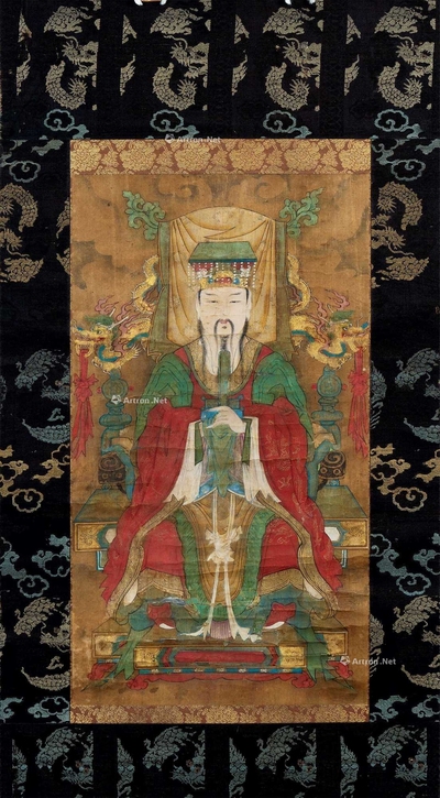 无款 老子尊像 挂轴