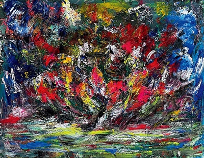 李洪涛 油画《动》