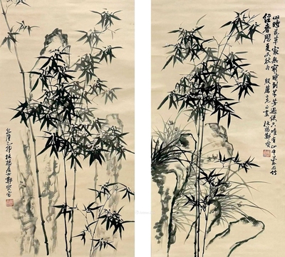 郑板桥 墨竹图