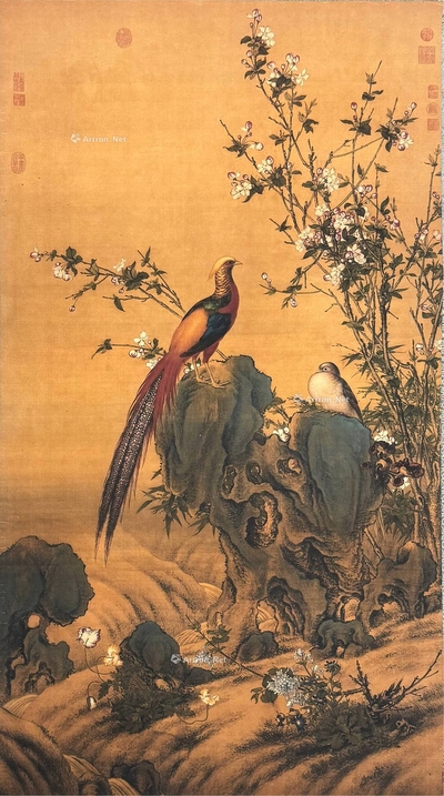 郎世宁 锦春图