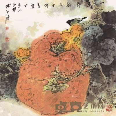 陈永锵  山家野韵 68.2×68.2cm