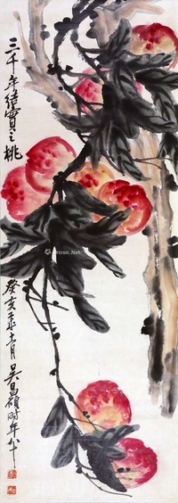 吴昌硕 寿桃