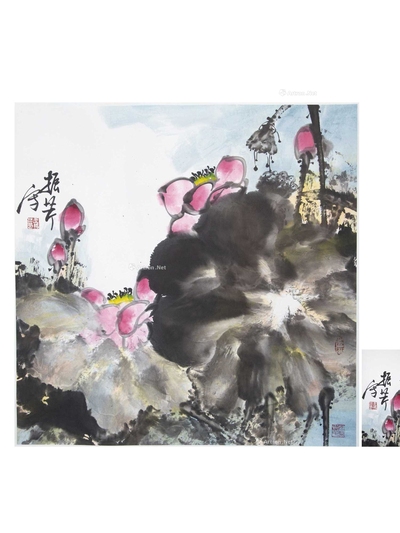 雨荷 （一件）