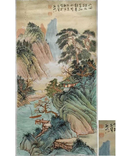 青绿山水画 （一件）
