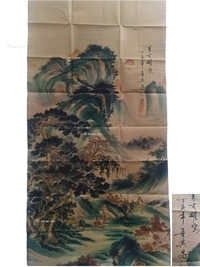 董其昌 款 万古雄姿立轴 （一件）