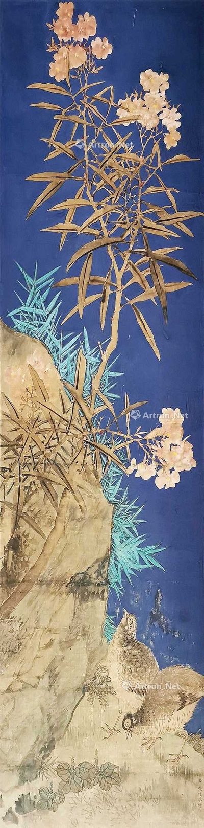 张恺 安居图 立轴
