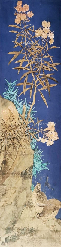 张恺 安居图 立轴