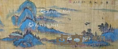 叶阿林 碧水帆新 136×68cm