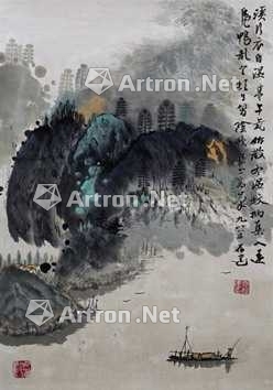 袁存建 溪行衣自湿  镜片