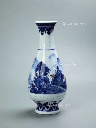 高峰 前程似锦玲珑瓶