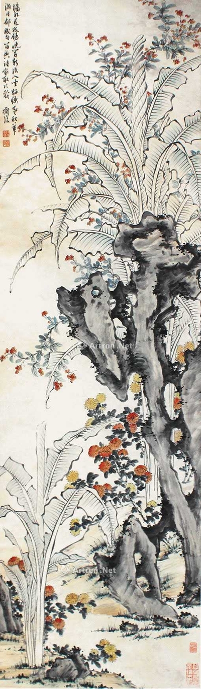 陈道复 芭蕉图 立轴