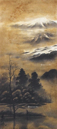 林风眠 山水 立轴