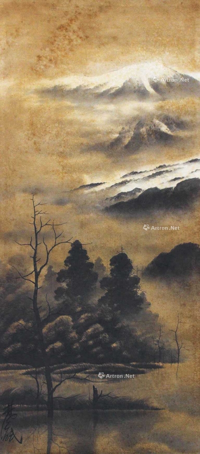 林风眠 山水 立轴