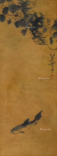 八大山人 花鸟 立轴