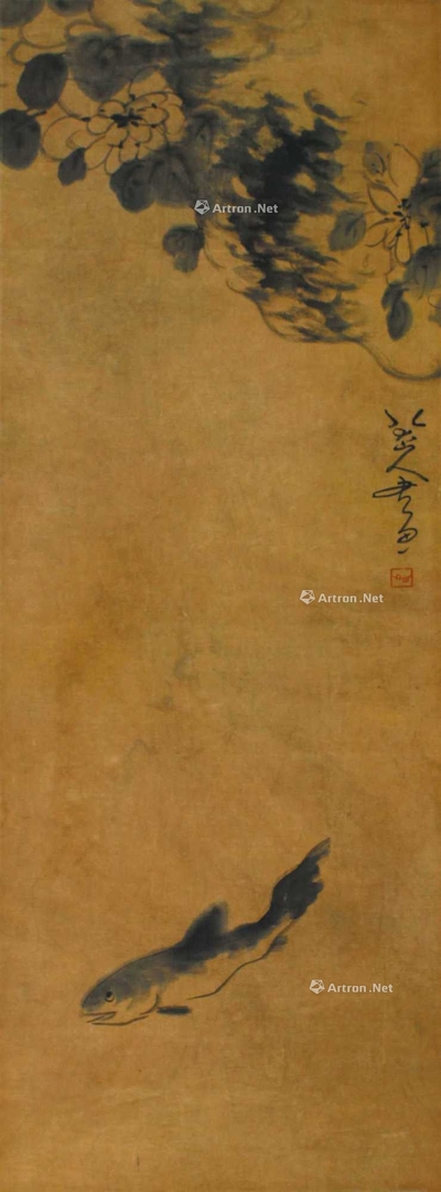 八大山人 花鸟 立轴