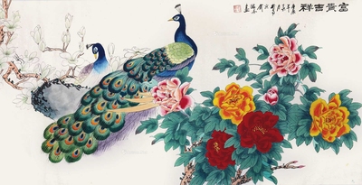 俞继高 富贵吉祥 镜片