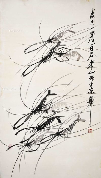 齐白石 虾