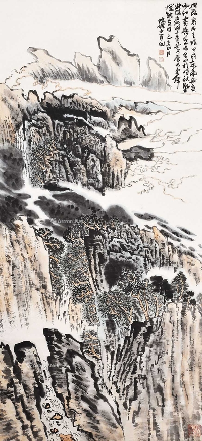 陆俨少 山水 立轴