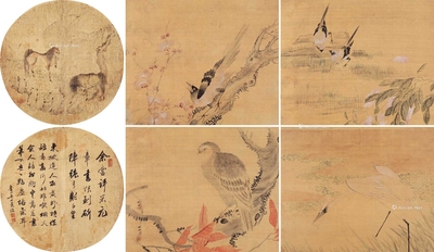 佚名 清代 花鸟册页 （一册） 册页