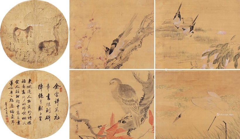 佚名 清代 花鸟册页 （一册） 册页