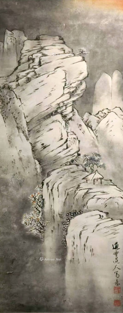 宋怡素 民国 日出东方 立轴