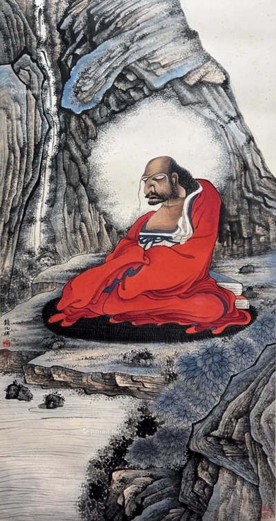 钱化佛 款 无量寿佛 立轴