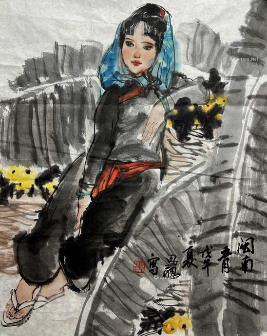 周思聪 款 芭蕉少女