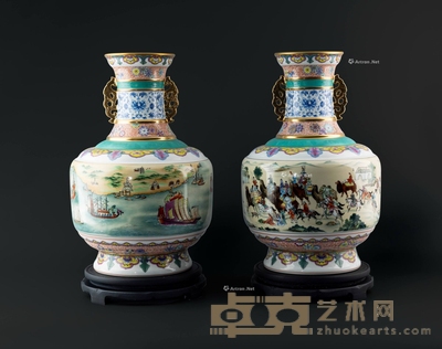 李文跃 丝绸之路 43×13×27cm×2