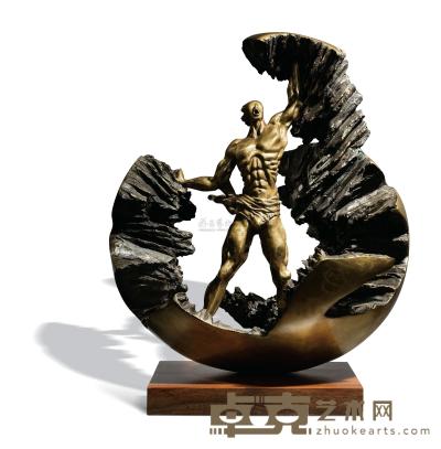 开天辟地 青铜 雕塑 68×50×50cm