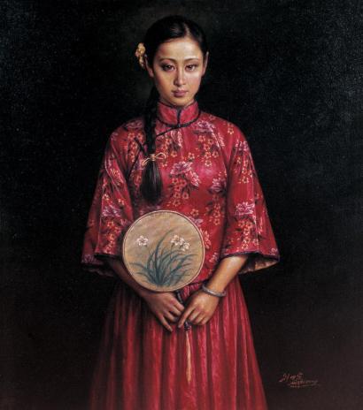 刘世宗 2006年作 红装