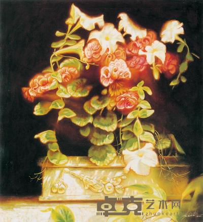 徐伟德 梦之花 81.6×75.9cm